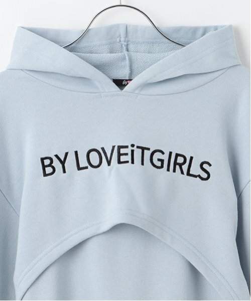 by LOVEiT（バイラビット）の「パーカーつきワンピース（ワンピース・キッズ・グレー/ブルー/オフホワイト・160cm/150cm/140cm/130cm/120cm）」の19枚目の写真