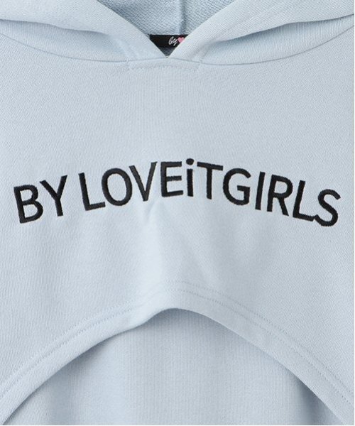 by LOVEiT（バイラビット）の「パーカーつきワンピース（ワンピース・キッズ・グレー/ブルー/オフホワイト・160cm/150cm/140cm/130cm/120cm）」の20枚目の写真