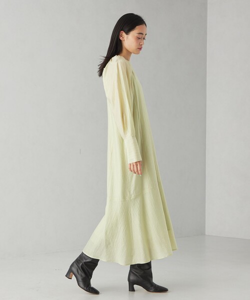 EMMEL REFINES バックリボンスリーブワンピース ネイビー UNITED ARROWS LTD. OUTLET｜<EMMEL REFINES>EM バックリボン