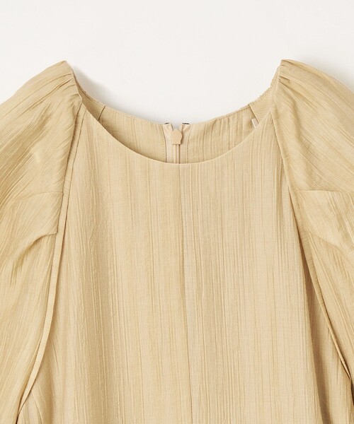 EMMEL REFINES（エメルリファインズ）の「＜EMMEL REFINES＞EM バックリボン パフショルダー ワンピース（ワンピース・レディース・ライム/ベージュ・M/S）」の21枚目の写真