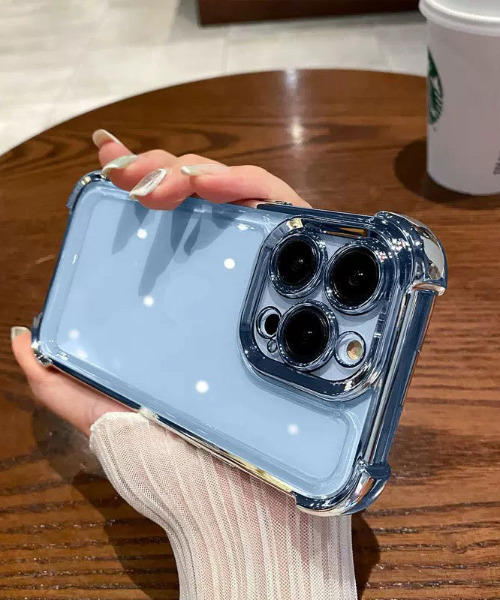 SILVER BULLET（シルバーバレット）の「『SBLTR』iPhone11 iPhone12 iPhone13 iPhone14 iPhone15 iphone16 Pro/Pro Max/Plus メッキ縁クリアデザイン iphoneケース スマホカバー（スマホケース/カバー・レディース・ブルー系その他/ブラック/パープル系その他/グリーン系その他/ゴールド系その他/シルバー系その他・iPhone 14 Plus/iPhone 14/iPhone 12 Pro/iPhone 12/iPhone 11 Pro/iPhone 11/iPhone 16 Pro/iPhone 16/iPhone 15 Pro/iPhone 15/iPhone 14 Pro/iPhone 13 Pro/iPhone 13/iPhone 12 Pro Max/iPhone 11 Pro Max/iPhone 13 Pro Max/iPhone 16 Pro Max/iPhone 16 Plus/iPhone 15 Pro Max/iPhone 15 Plus/iPhone 14 Pro Max）」の3枚目の写真