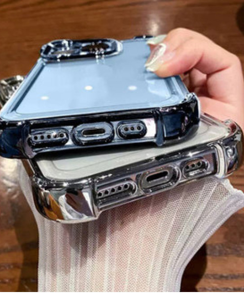 SILVER BULLET（シルバーバレット）の「『SBLTR』iPhone11 iPhone12 iPhone13 iPhone14 iPhone15 iphone16 Pro/Pro Max/Plus メッキ縁クリアデザイン iphoneケース スマホカバー（スマホケース/カバー・レディース・ブルー系その他/ブラック/パープル系その他/グリーン系その他/ゴールド系その他/シルバー系その他・iPhone 14 Plus/iPhone 14/iPhone 12 Pro/iPhone 12/iPhone 11 Pro/iPhone 11/iPhone 16 Pro/iPhone 16/iPhone 15 Pro/iPhone 15/iPhone 14 Pro/iPhone 13 Pro/iPhone 13/iPhone 12 Pro Max/iPhone 11 Pro Max/iPhone 13 Pro Max/iPhone 16 Pro Max/iPhone 16 Plus/iPhone 15 Pro Max/iPhone 15 Plus/iPhone 14 Pro Max）」の10枚目の写真