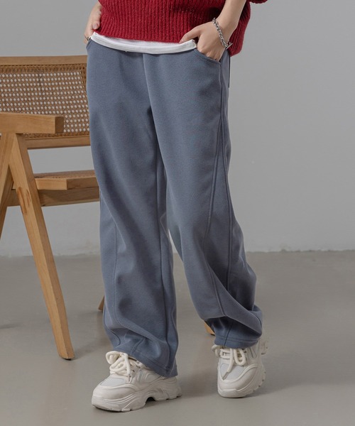 DAY CLOSET（デイ クローゼット）の「レディース メンズライクノームコアカーブスウェットパンツ（スウェットパンツ・レディース・ベージュ/グレー/ブラック/キナリ/ワイン・L/M/XL）」の14枚目の写真