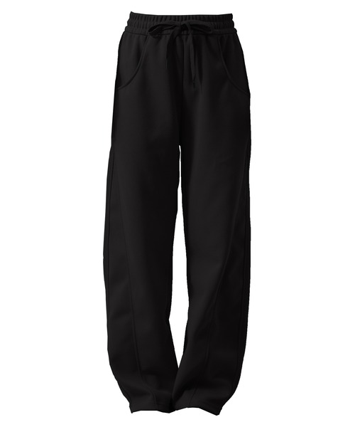 DAY CLOSET（デイ クローゼット）の「レディース メンズライクノームコアカーブスウェットパンツ（スウェットパンツ・レディース・ベージュ/グレー/ブラック/キナリ/ワイン・L/M/XL）」の12枚目の写真