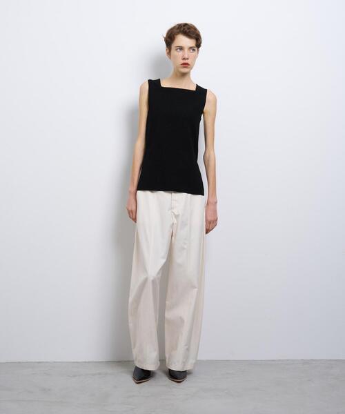 LANVIN en Bleu(ランバンオンブルー)の「ギャバランタンパンツ(その他パンツ・レディース・ブラック/オフホワイト・38/36)」の3枚目の写真