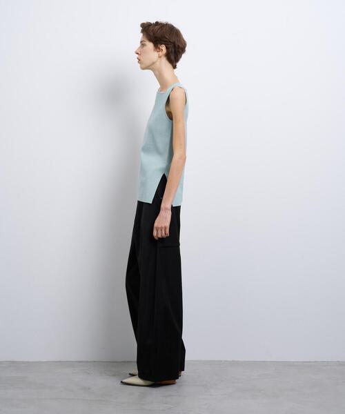 LANVIN en Bleu(ランバンオンブルー)の「ギャバランタンパンツ(その他パンツ・レディース・ブラック/オフホワイト・38/36)」の10枚目の写真