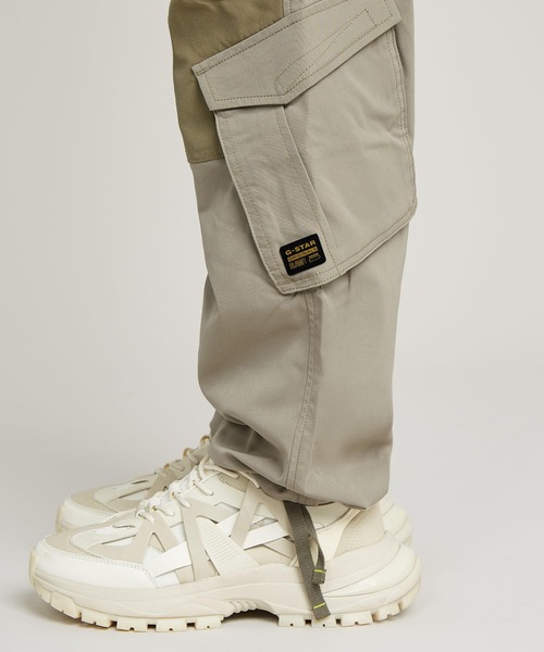G-STAR(ジースター)の「ROVIC ZIP 3D LOOSE PANTS/立体裁断ワイドルーズカーゴパンツ(カーゴパンツ・メンズ・ブラウン/ベージュ・32/30/30/30/28/30/34/30/36/30/29/30/31/30/33/30)」の3枚目の写真