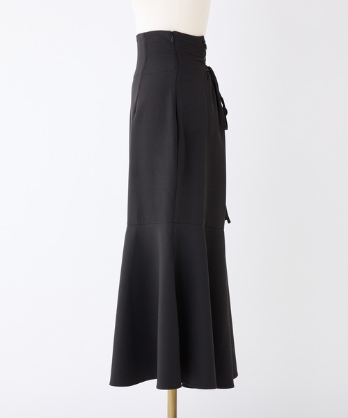 one after another NICE CLAUP（ワンアフターアナザーナイスクラップ）の「【マイナス5キロ見え】バックレースアップマーメイドスカート/WEB限定商品（スカート・レディース・アイボリー系/アイボリー/ブラック・SMALL/LARGE/MEDIUM）」の22枚目の写真