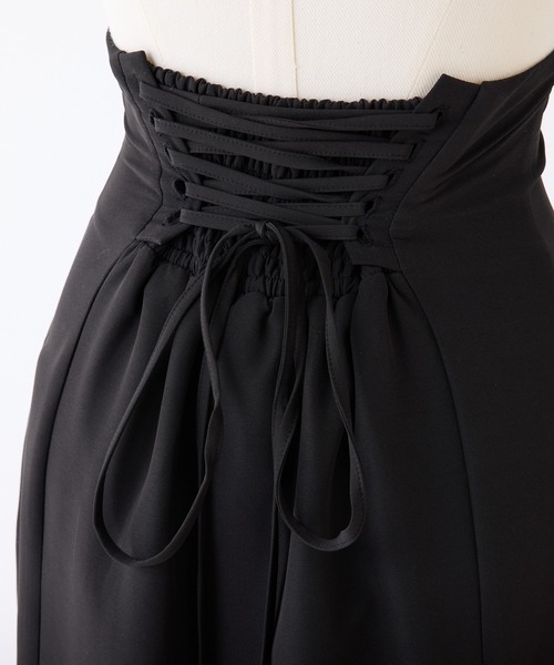 one after another NICE CLAUP（ワンアフターアナザーナイスクラップ）の「【マイナス5キロ見え】バックレースアップマーメイドスカート/WEB限定商品（スカート・レディース・アイボリー系/アイボリー/ブラック・SMALL/LARGE/MEDIUM）」の20枚目の写真