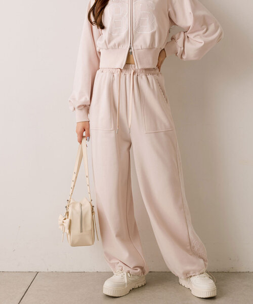 サイドレーススウェットパンツ（その他パンツ）｜OLIVE des OLIVE