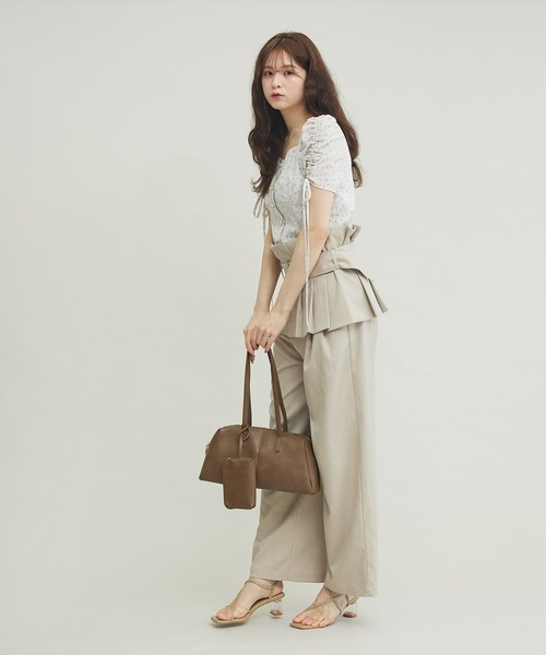 Olu.（オルドット）の「ポーチ付きショルダーボストンバッグ（ショルダーバッグ・レディース・ボルドー/ブラウン/ブラック・FREE）」の11枚目の写真