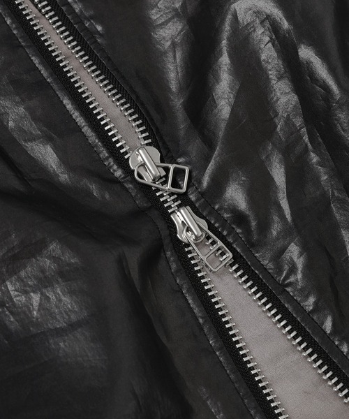 ANREALAGE(アンリアレイジ)の「WIND MA-1(ORGANDY)(ブルゾン・メンズ・カーキ/ブラック・48/38)」の9枚目の写真