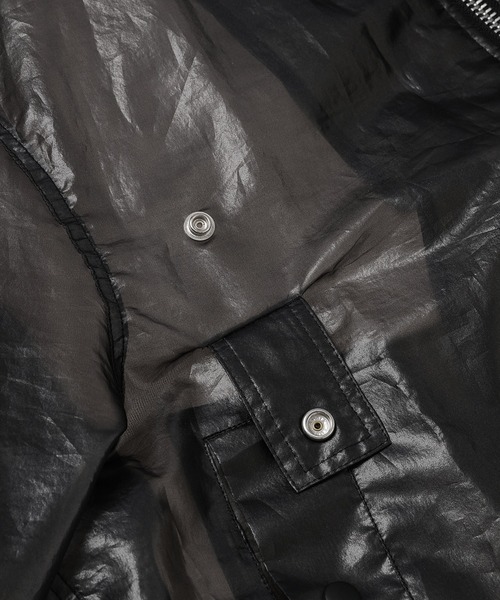 ANREALAGE(アンリアレイジ)の「WIND MA-1(ORGANDY)(ブルゾン・メンズ・カーキ/ブラック・48/38)」の7枚目の写真