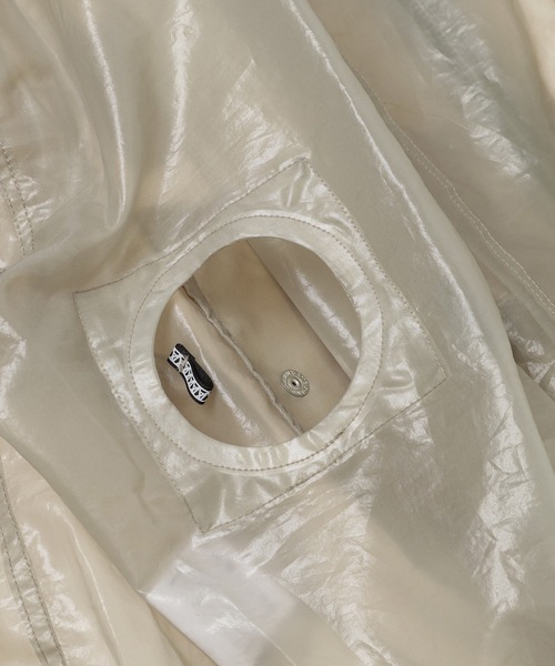 ANREALAGE(アンリアレイジ)の「WIND MA-1(ORGANDY)(ブルゾン・メンズ・カーキ/ブラック・48/38)」の14枚目の写真