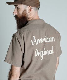 schott（ショット）の「Schott/ショット/HV EMB. SHIRT/ヘンプビスコース 刺繍シャツ（シャツ/ブラウス）」