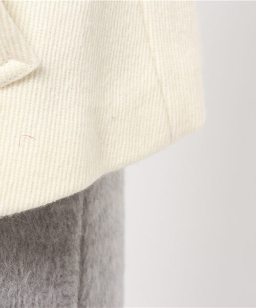 UNRELISH（アンレリッシュ）の「ファーフードショートダッフルコート（ダッフルコート・レディース・ホワイト/キャメル/ブラック・SMALL/MEDIUM）」の7枚目の写真