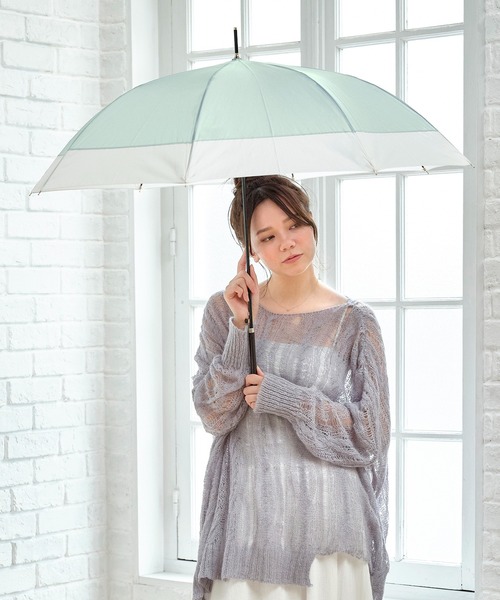 セール】【SETUP7】くすみバイカラー雨傘 60cm NT（長傘