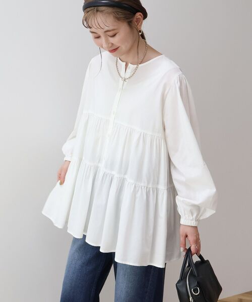 セール】ティアードギャザーブラウス（シャツ/ブラウス）｜AMERICAN