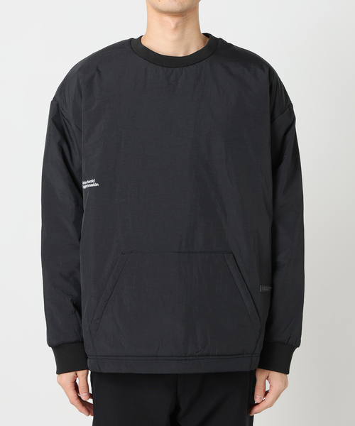 B.C STOCK(ベーセーストック)の「OLIVEDRAB パテッド シャイニースウェット(スウェット・メンズ・ブラック/グレー・MEDIUM/LARGE)」の3枚目の写真