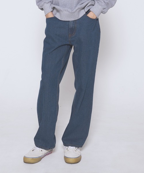 FIRST DOWN（ファーストダウン）の「11.5オンス デニム バギーフィット ジーンズ（デニムパンツ・メンズ・ブラック/インディゴブルー/ライトインディゴブルー・M/L/XL）」の3枚目の写真