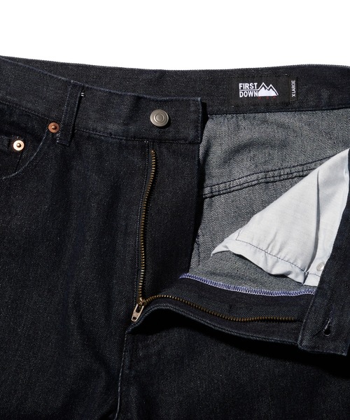 FIRST DOWN（ファーストダウン）の「11.5オンス デニム バギーフィット ジーンズ（デニムパンツ・メンズ・ブラック/インディゴブルー/ライトインディゴブルー・M/L/XL）」の20枚目の写真