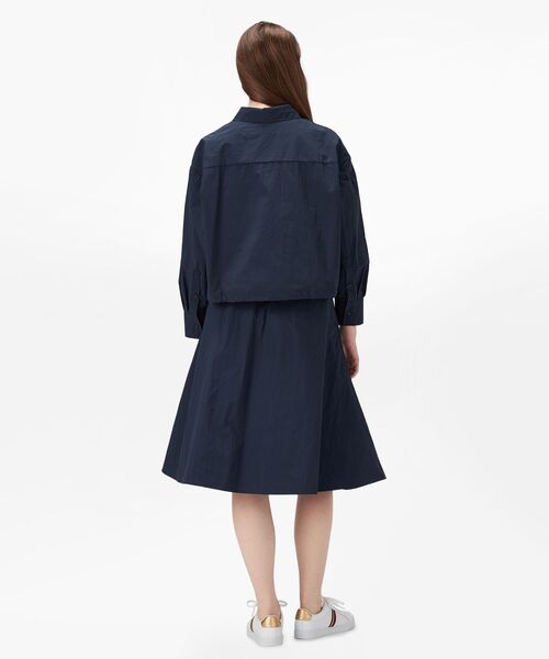 tommy jeans（トミー ジーンズ）の「ナイロンブルゾンシャツ（シャツ/ブラウス・レディース・ブルー・34inch/32inch）」の4枚目の写真