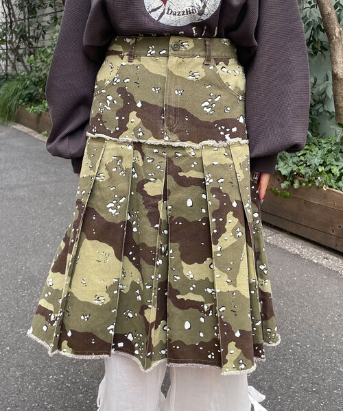 CHUCUCHU カモジーンズスカート CHUCUCHU カモジーンズスカート