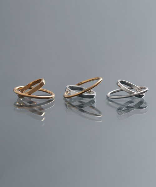 YArKA（ヤーカ）の「【YArKA/ヤーカ】circle & oval overlap ring [luslep4] / 円と楕円の重なりリング（リング・メンズ・シルバー/ゴールド/その他1・#13/#15/#7/#9/#11）」の20枚目の写真