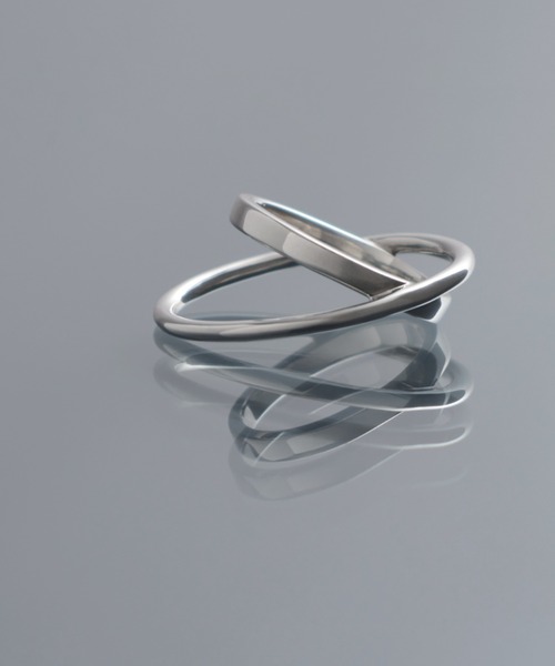 YArKA（ヤーカ）の「【YArKA/ヤーカ】circle & oval overlap ring [luslep4] / 円と楕円の重なりリング（リング・メンズ・シルバー/ゴールド/その他1・#13/#15/#7/#9/#11）」の11枚目の写真