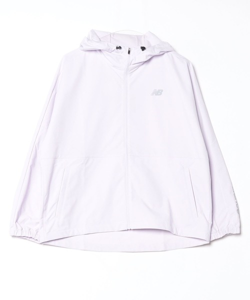 NEW BALANCE（ニューバランス）の「【別注】ニューバランス New Balance THE CITY フーデットウーブンジャケット 限定コラボ（パーカー・レディース・ダークブルー/ライラック/サンドグレー・S/M/L/XL）」の3枚目の写真