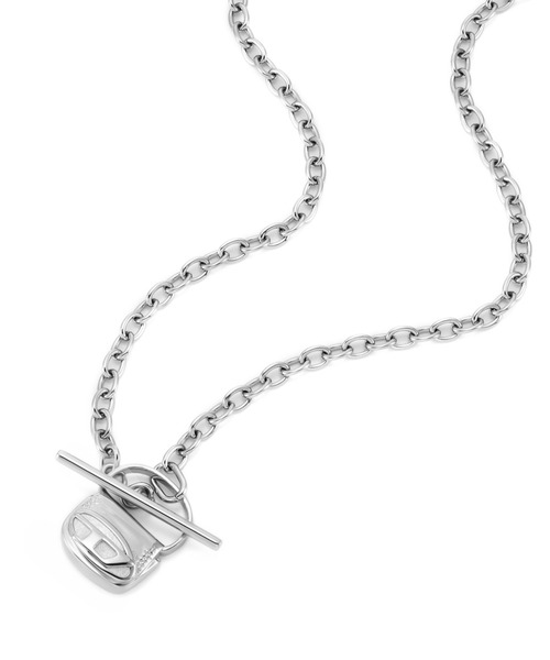 DIESEL ディーゼル ネックレス ペンダント DX1593040 DX1593040 JEWEL Stainless Steel Necklace｜シルバー