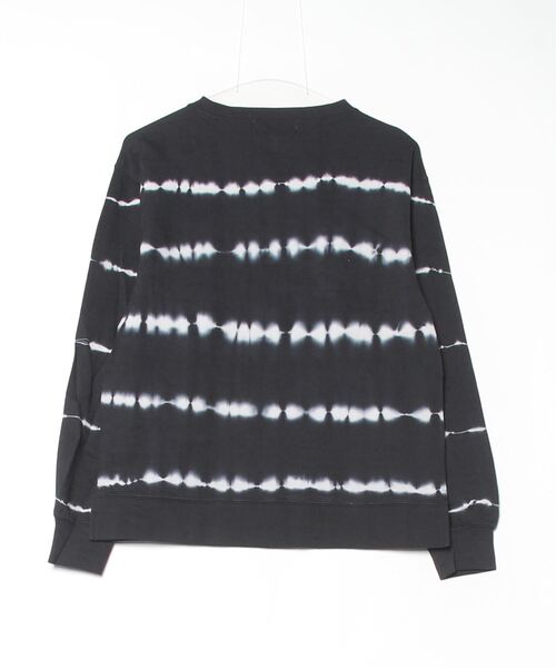 ROSE BUD(ローズバッド)の「タイダイボーダーL/S(Tシャツ/カットソー・レディース・ピンク/ブラック・ONE SIZE)」の3枚目の写真