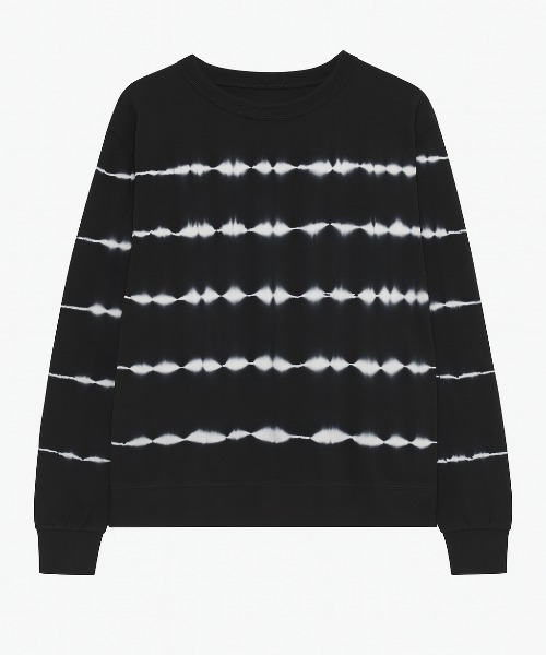 ROSE BUD(ローズバッド)の「タイダイボーダーL/S(Tシャツ/カットソー・レディース・ピンク/ブラック・ONE SIZE)」の1枚目の写真