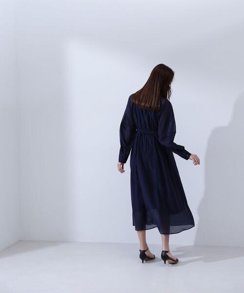 NATURAL BEAUTY BASIC(ナチュラルビューティーベーシック)の「◇【Oggi掲載】ベルテッドフォルムシアーワンピース(ワンピース・レディース・ベージュ/ライトグリーン/ネイビー・MEDIUM/SMALL/P/S)」の19枚目の写真