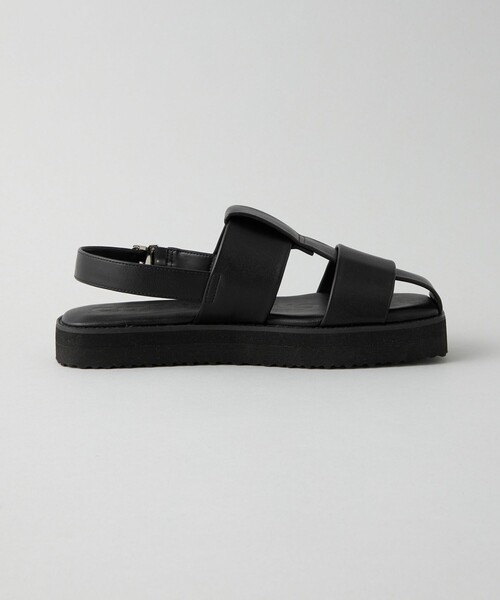 CITEN（シテン）の「＜CITEN＞スクエアフィッシャーマンサンダル（サンダル・レディース・ブラック・S/M/L）」の3枚目の写真