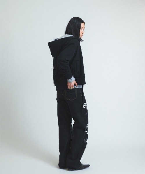 ジャケット・アウター ribbon zip hoodie soduk ribbon zip hoodie – Maison ma Manière