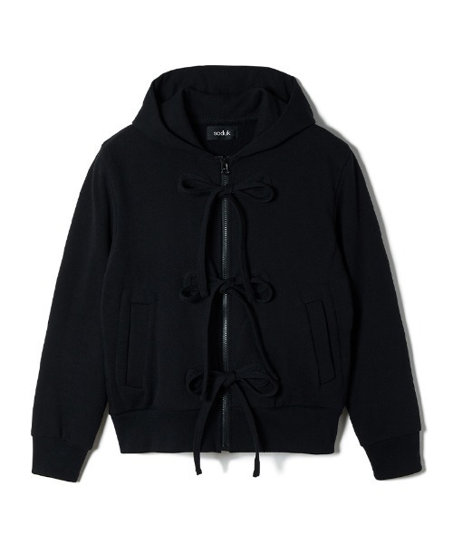 ジャケット・アウター ribbon zip hoodie soduk ribbon zip hoodie – Maison ma Manière