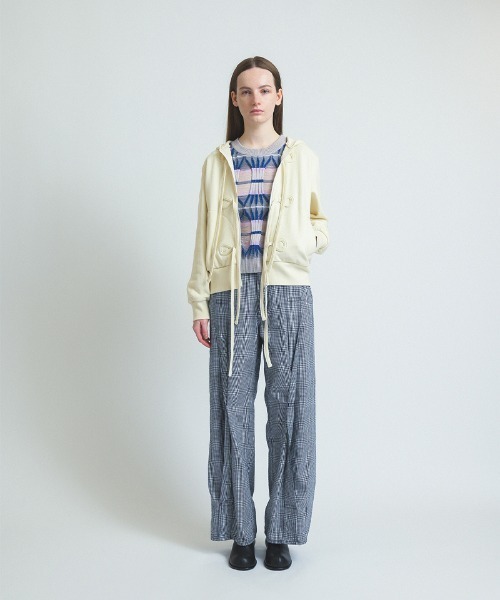 ジャケット・アウター ribbon zip hoodie ribbon zip hoodie（パーカー）｜soduk（スドーク）のファッション通販