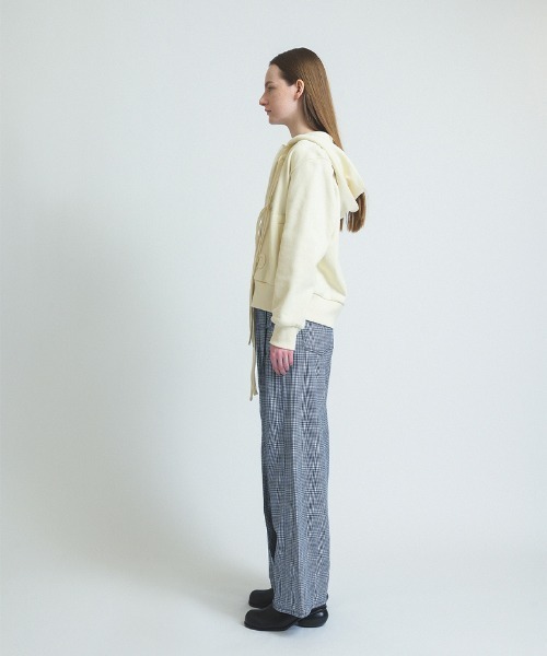 ribbon zip hoodie（パーカー）｜soduk（スドーク）のファッション通販