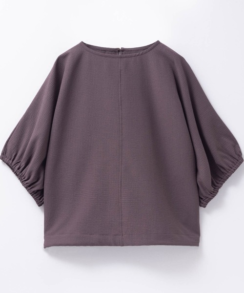 NAVY(ネイビー)の「nAvy 裾サイドシャーリングブラウス(シャツ/ブラウス・レディース・ミント/ライトピンク/ブラウン系・M/L)」の2枚目の写真