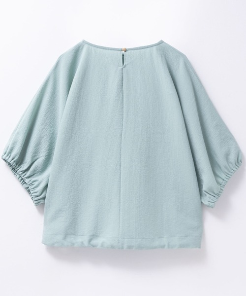 NAVY(ネイビー)の「nAvy 裾サイドシャーリングブラウス(シャツ/ブラウス・レディース・ミント/ライトピンク/ブラウン系・M/L)」の15枚目の写真