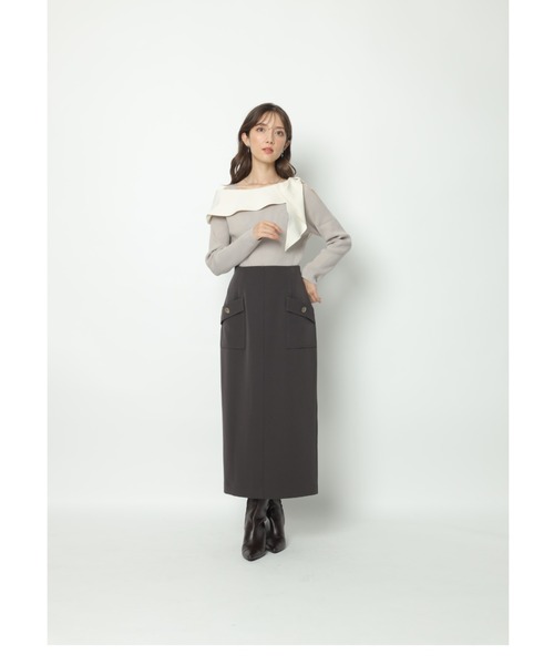 ポケットディティールタイトスカート ポケットディティールタイトスカート | スカート | Apuweiser