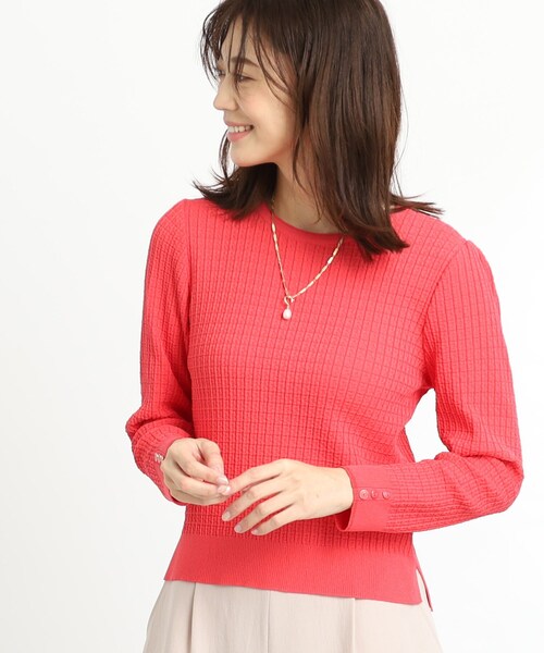 【夏SALE】スリーブデザインニット セール】【夏SALE】スリーブデザインニット（ニット/セーター