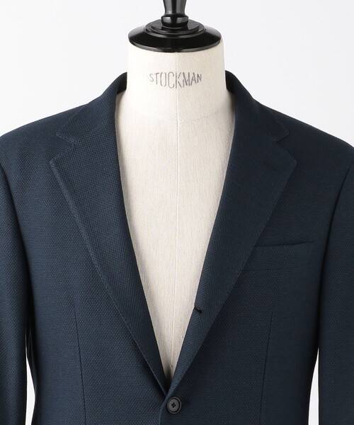UNITED ARROWS（ユナイテッドアローズ）の「ハニカムメッシュ シングル ３ボタン テーラードジャケット COMFORT EASY―MODEL（テーラードジャケット・メンズ・ネイビー・44/46/48/50/52）」の8枚目の写真