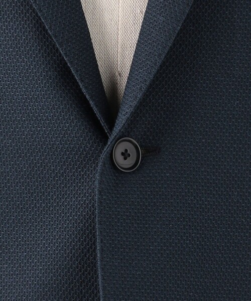UNITED ARROWS（ユナイテッドアローズ）の「ハニカムメッシュ シングル ３ボタン テーラードジャケット COMFORT EASY―MODEL（テーラードジャケット・メンズ・ネイビー・44/46/48/50/52）」の10枚目の写真