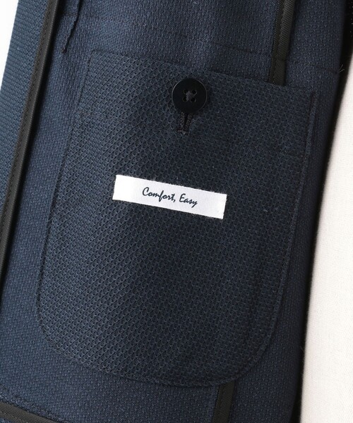 UNITED ARROWS（ユナイテッドアローズ）の「ハニカムメッシュ シングル ３ボタン テーラードジャケット COMFORT EASY―MODEL（テーラードジャケット・メンズ・ネイビー・44/46/48/50/52）」の13枚目の写真
