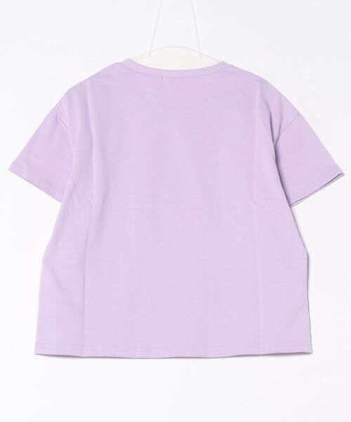 unica(ユニカ)の「ビートベアーphotoT(Tシャツ/カットソー・レディース・ライトパープル/オフホワイト・F)」の3枚目の写真