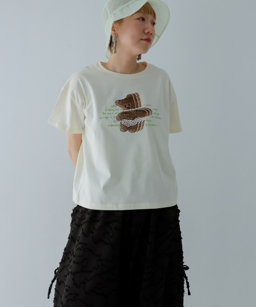 unica(ユニカ)の「ビートベアーphotoT(Tシャツ/カットソー・レディース・ライトパープル/オフホワイト・F)」の15枚目の写真
