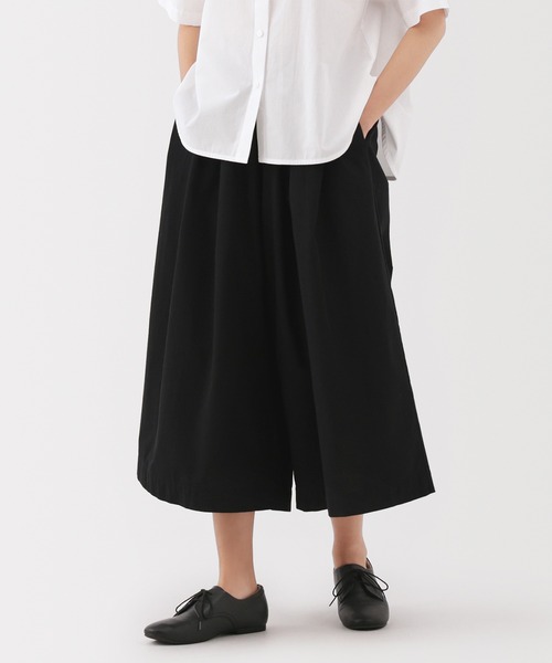 無印良品(ムジルシリョウヒン)の「婦人 涼感イージークロップドパンツ(その他パンツ・レディース・サックスブルー系/グレー系/ブラック・XL/L/M/S)」の1枚目の写真