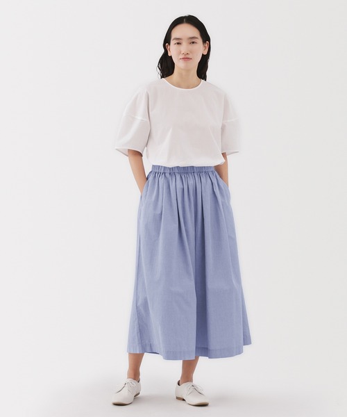 無印良品(ムジルシリョウヒン)の「婦人 涼感イージークロップドパンツ(その他パンツ・レディース・サックスブルー系/グレー系/ブラック・XL/L/M/S)」の10枚目の写真